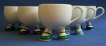 Set of six Carlton Ware Walking Ware Cups - (Sold)