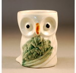 Egg Cup formed as an Owl