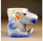 An Egg Cup formed as a Hippopotamus (Sold)