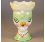 !930s Eggcup formed as head of a Cute Chick (Sold)