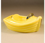 Egg Cup formed as a boat by Honiton - (Sold)