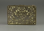 Continental silver gilt card case or compact (withdrawn)