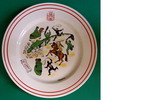 Boch Freres Commemorative Plate - signed H. Leonard