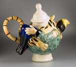 Ltd. Ed. full colour Lion Tamer Teapot by Roger Michell (Sold)