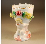Late 19th or early 20th Century Porcelain Eggcup