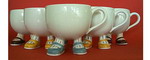 Carlton Ware Walking Ware Cups, Set of Six - (Sold)