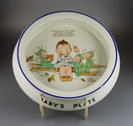 1930s Shelley Baby's Bowl / Plate by Mabel Lucie Attwell (Sold)