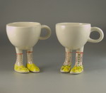 2006 Lustre Pottery Walking Ware Teaset + 2 cups (Sold)
