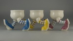 A Set of 3 Carlton Ware Walking Ware Running Egg Cups (sold)