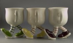 3 x Carlton Ware Walking Ware "Running" Cups