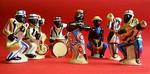 Seven Piece Jazz Band and Singer figurines by Orioli - Sold