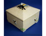 Fieldings Crown Devon Honeycombe Box - (Sold)
