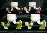 Carlton Ware Walking Ware "Running" egg cups -(Sold)