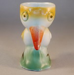 1930s Egg Cup modelled as a stylised bird with a long red beak