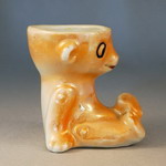 1930s Egg Cup modelled as a stylised teddy bear (2)