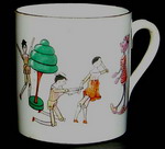 Coffee Can with Dutch Dolls design - after Florence Upton (Sold)