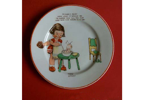 Shelley China Teaplate by Mabel Lucie Attwell - (Sold)