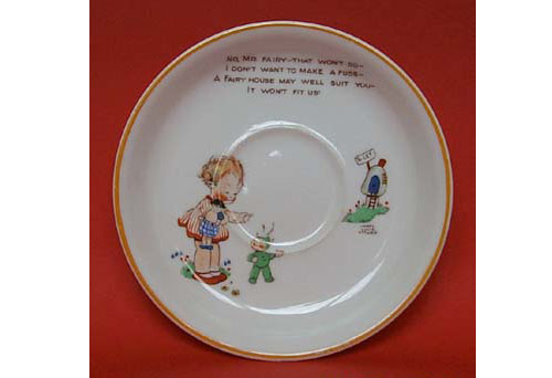 Shelley China Saucer by Mabel Lucie Attwell - (Sold)