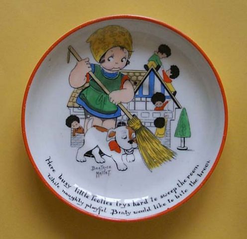 Beatrice Mallet Child's Saucer by Paragon China - (Sold)