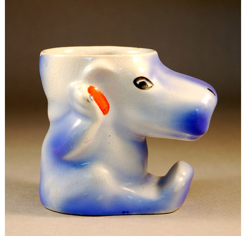 An Egg Cup formed as a Hippopotamus (Sold)