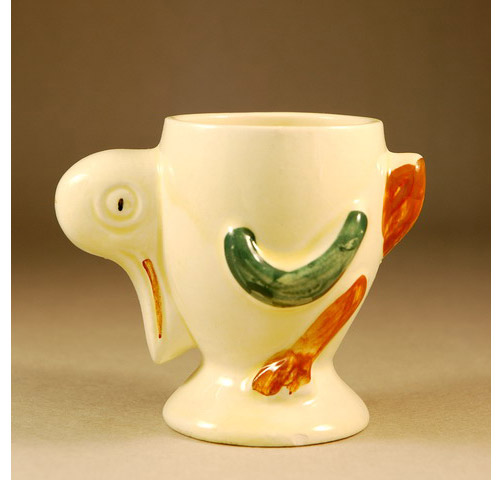 Post War Egg Cup formed as a Duckling