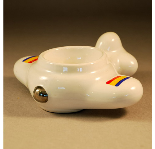 Egg Cup formed as a plane by Honiton (Sold)