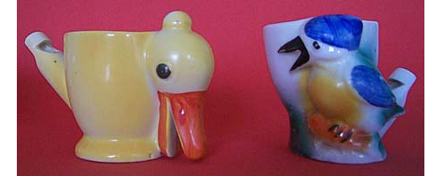 Two Whistle Egg Cups (Sold)