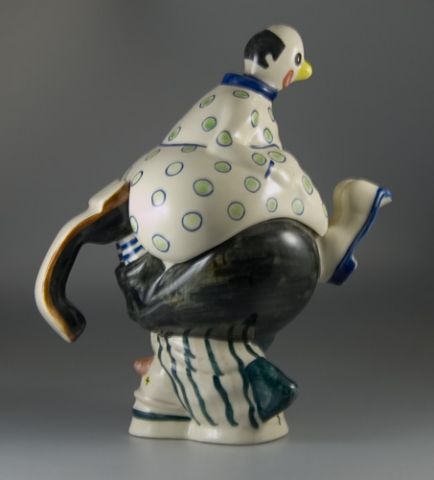 Tumbling Clowns Limited Edition Teapot - (Sold)