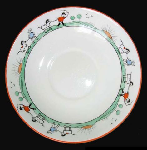 Shelley children's saucer by Hilda Cowham 1st series - (Sold)