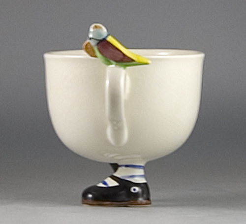 A Lustre Pottery Long John Silver cup (Sold)