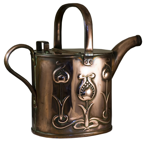 Birmingham Arts and Crafts copper watering can - (Sold)
