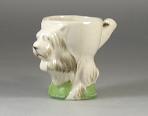 1930s Scarce Whistle Egg Cup Modelled as a Dog (Sold)