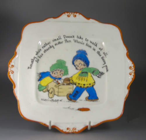 1920s Paragon Beatrice Mallet Sandwich / Cake Plate - (Sold)