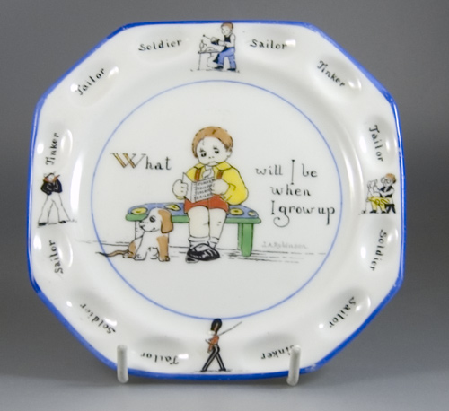 Paragon China Future Telling Tea Plate by J. A. Robinson (Sold)