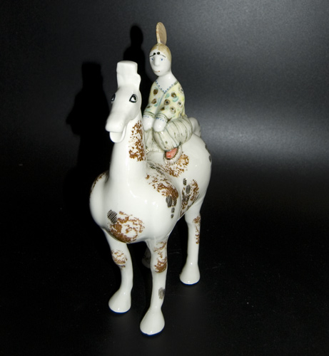 Child on Horse Teapot by Roger Michell - (Sold)