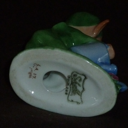 1920s Shelley "Boo Boo" with watering can by Mabel Lucie Attwell