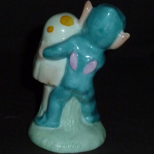 1940s/ 50s "Boo Boo" figure & a mushroom by Mabel Lucie Attwell
