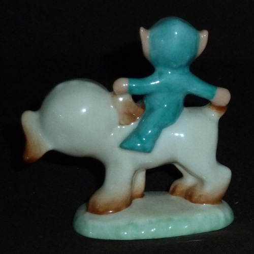 1940s/50s Shelley Boo Boo Seated on a Dog by Mabel Lucie Atwell