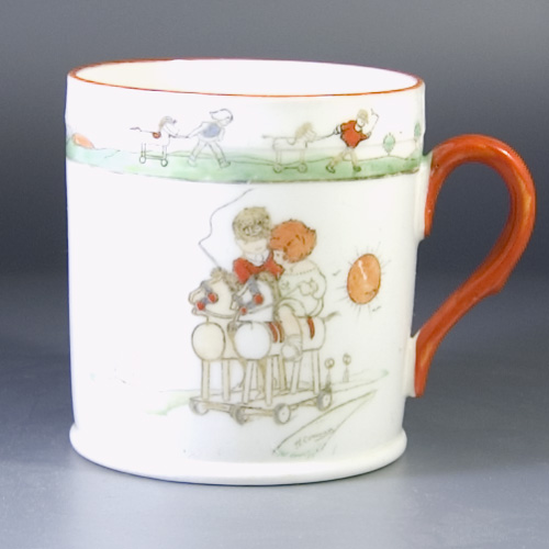 1920's Childrens Mug 1st series by Hilda Cowham for Shelley