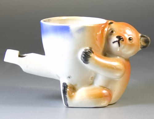 A Scarce Whistle Eggcup modelled as a Teddy Bear - Sold