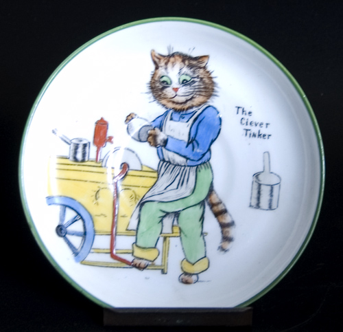Paragon Tinker Tailor Series Saucer by Louis Wain (Sold)