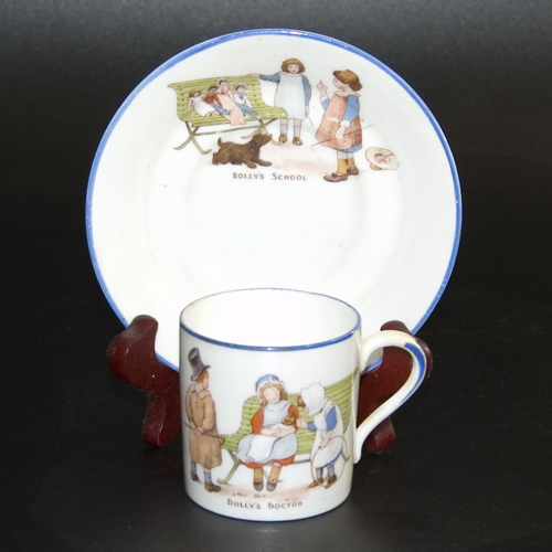 Paragon "Dolly's Doctor" cup and saucer designed by Thomas Poole