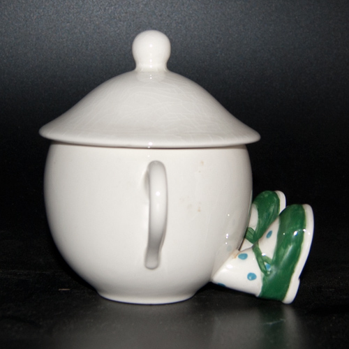 Carlton Ware Walking Ware Seated Coffee Bowl and Lid (Sold)