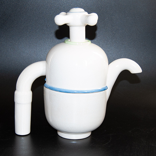 Kitchen Tap Teapot designed by Roger Michell (Sold)