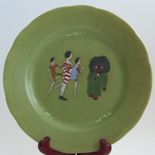 Plate illustrated from 'The Golliwogg's Auto-go-cart' -(Sold)