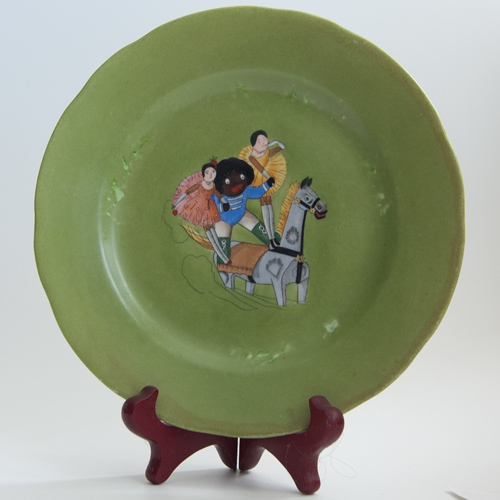 Plate illustrated from 'The Golliwogg's Circus' - (Sold)