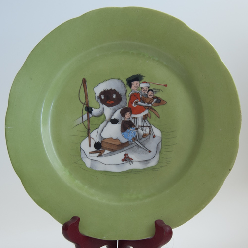 Plate illustrated from 'The Golliwogg's Polar Adventures' Sold