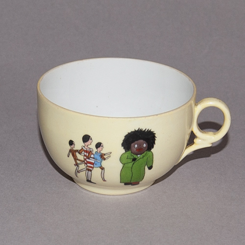 Cup illustrated from 'The Golliwogg's Auto-go-cart' -Sold