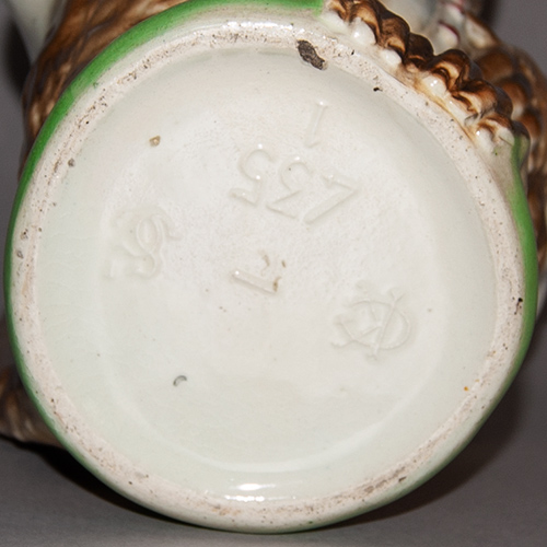 19th C. St. Clement Majolica absinthe jug modelled as a monkey