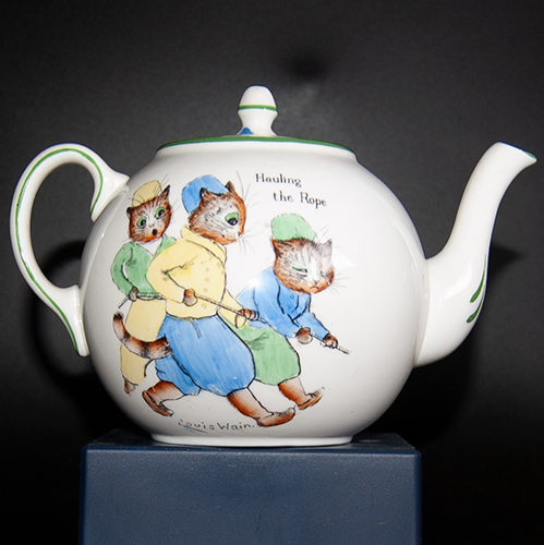 Paragon Tinker Tailor Series Teapot by Louis Wain
